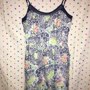 Hollister Blue Floral Dress